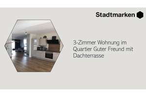3-Zimmer-Wohnung im Quartier Guter Freund mit Dachterrasse