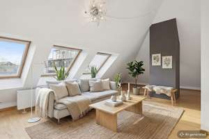 Exklusive Penthouse-Maisonette am Waldfriedhof – Großzügiges Wohnen auf zwei Ebenen – Die vollständige Adresse der Immobilie erhältst du vom Anbieter., 81377 Am Waldfriedhof, München – Vorschaubild 2