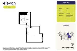 1-Zimmer-Apartment mit toller Anbindung – Bahnhofplatz 2, 55116 Neustadt, Mainz – Vorschaubild 9