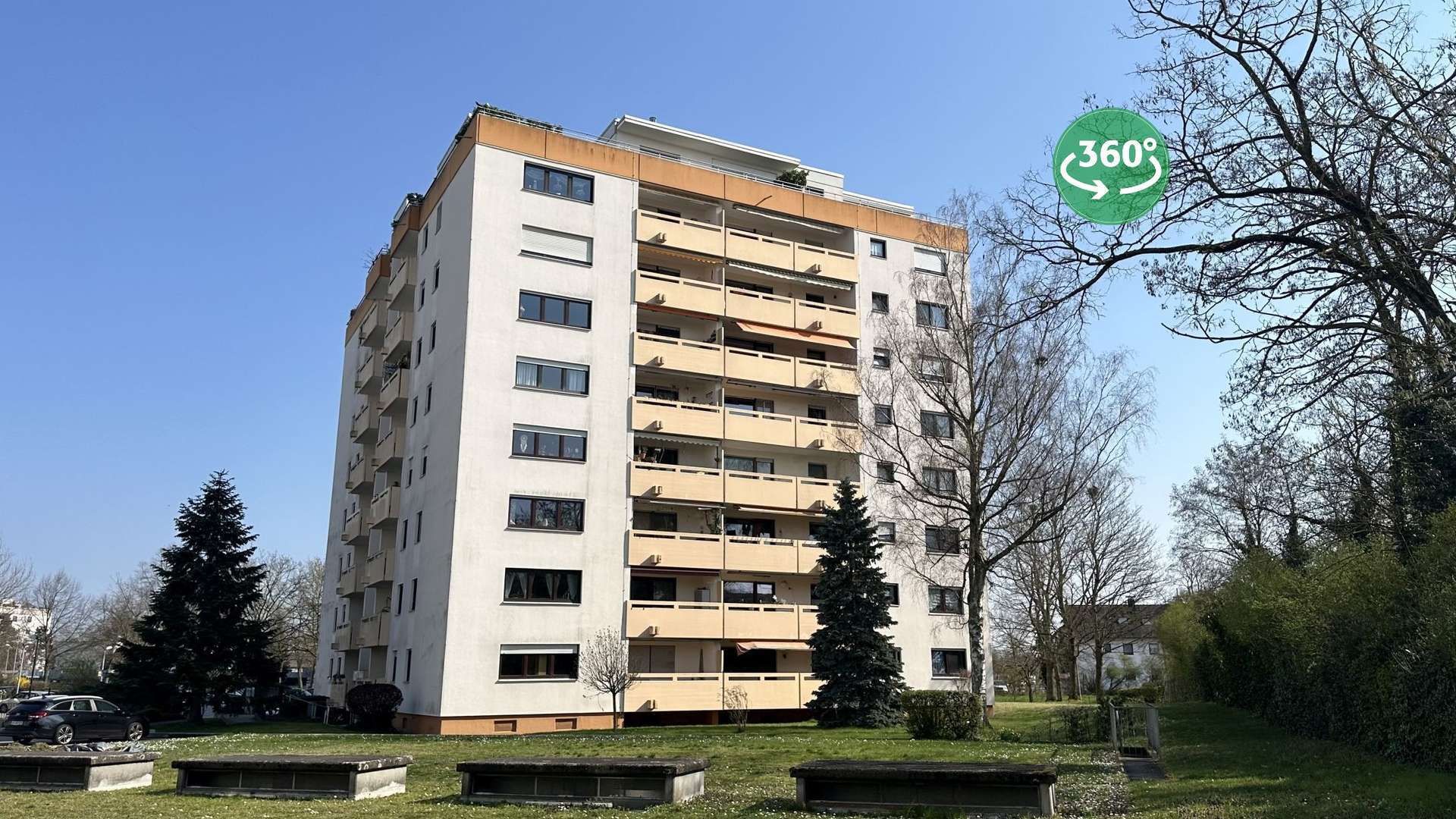 Fernblick inklusive: 4-Zi.-ETW mit großer Ost-Loggia, KA-Neureut, Karlsruhe – Bild 1