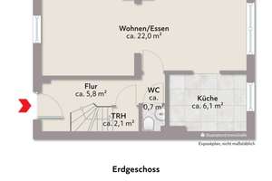 Bremen-Walle: Makelloses Reihenendhaus mit lichtdurchfluteten Räumen, Garten und Garage – Die vollständige Adresse der Immobilie erhältst du vom Anbieter., 28219 Osterfeuerberg, Bremen – Vorschaubild 20