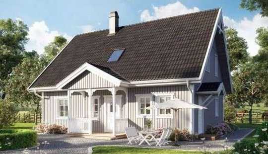 Bild von Neubauprojekt: Schwedenhaus, Wohnfl. 142m², ruhige Feld-/Waldrandlage