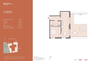 Auszeit auf der Dachterrasse: 2-Zimmer-Neubau-Wohnung! – Lerchenauer Straße Ecke Georg-Zech-Allee 280, 80995 Feldmoching, München – Vorschaubild 9