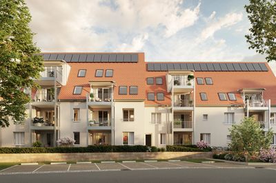 Exklusive 2-Zimmer-Wohnung mit ca. 37 m² Wohn-, Ess- und Kochbereich im Dachgeschoss