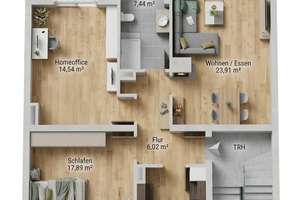 Modernisiertes 3-Familienhaus mit PV-Anlage, Kaminöfen, EBK, uvm. – Die vollständige Adresse der Immobilie erhältst du vom Anbieter., 47119 Laar, Duisburg – Vorschaubild 15