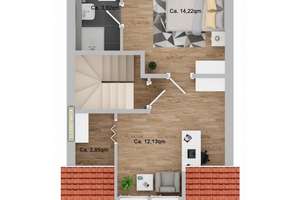 Solides Reihenhaus mit Gestaltungsmöglichkeiten – Die vollständige Adresse der Immobilie erhältst du vom Anbieter., 68219 Rheinau, Mannheim – Vorschaubild 21