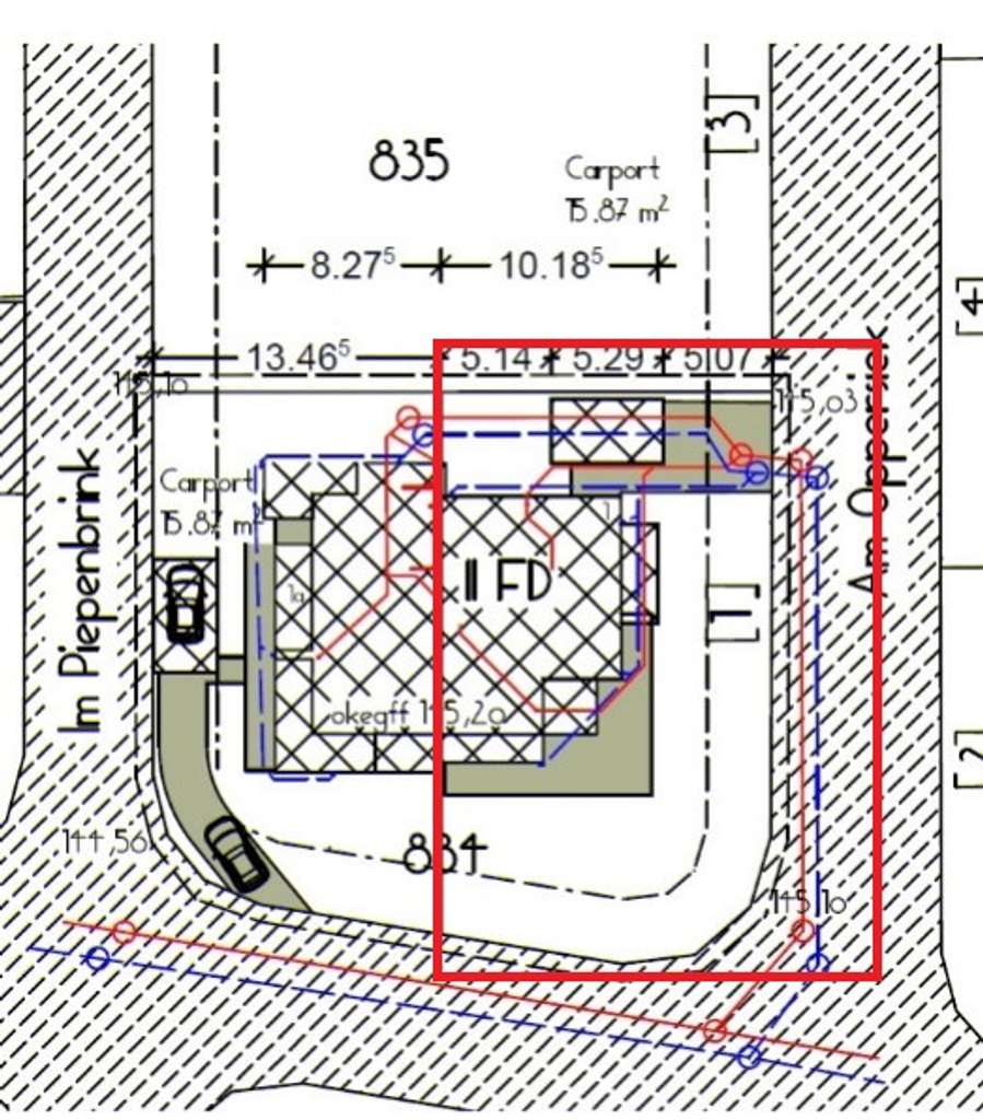 Immobilie in Steinheim - Doppelhaus als Ausbauhaus im neuen Wohnviertel Oppersiek in Steinheim
 - Bild 2