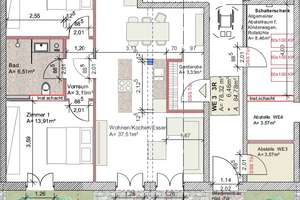 Barrierefreie 3-Zimmerwohnung mit Terrasse im KfW-55-Effizienzhaus – Die vollständige Adresse der Immobilie erhältst du vom Anbieter., 99090 Alach, Erfurt – Vorschaubild 5