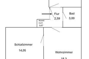 2-Zimmer-Wohnung in Hannover-Badenstedt – Suttnerweg 7, 30455 Badenstedt, Hannover – Vorschaubild 2