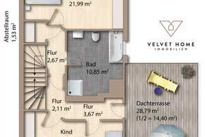 Charmantes Reiheneckhaus mit ELW, Garage u. schönem, kleinen Garten - ideale Pendlerlage in Mering – Aichach-Friedberg (Kreis) – Vorschaubild 20