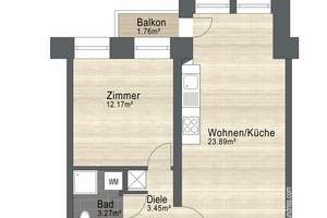 Hochwertige 2-Zimmer-Wohnung mit Balkon und Fußbodenheizung im angesagten Rudolfkiez – Markgrafendamm 30, 10245 Friedrichshain, Berlin – Vorschaubild 14