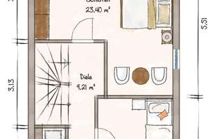  Modernes Reihenendhaus mit Dachterrasse - direkt am Landschaftsschutzgebiet – Die vollständige Adresse der Immobilie erhältst du vom Anbieter., 4289 Probstheida, Leipzig – Vorschaubild 8