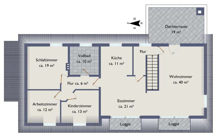 Grundriss Obergeschoss