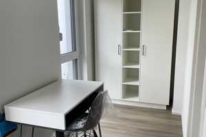 Stilvolle, Möblierte 1-Zimmer-Terrassenwohnung mit Internet und EBK - Für Studenten / Azubis  – Höchstetterstraße 20, 86154 Augsburg – Vorschaubild 7