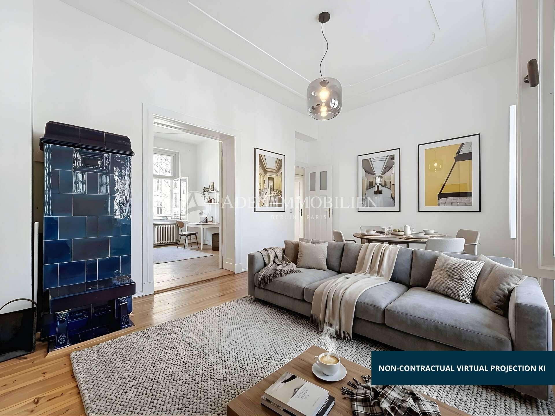 Sehr schöne Altbauwohnung im 1.OG – 3 Zimmer mit Balkon und Abstellraum! Renovierungsbedürftig., Berlin – Bild 1