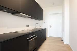 STADT / LOFT / STUDIO / APARTMENT im DENKMAL "HAUS MÜHLBACH". Küche / Terrasse – Am Neudeck 12, 81541 Untere Au, München – Vorschaubild 6