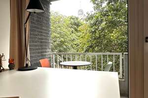 Lorettoviertel Düsseldorf - vollmöbl. Single-Apartm. mit Balkon und Blick auf Rheinturm zu vermieten – 40219 Unterbilk, Düsseldorf – Vorschaubild 4