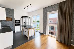 Wohnen mit Penthouse-Charakter an der Weser – Die vollständige Adresse der Immobilie erhältst du vom Anbieter., 28217 Überseestadt, Bremen – Vorschaubild 1