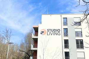 Exklusiv für Studierende: Möbliertes Apartment mit eigener Dachterrasse in Top-Studentenwohnheim – Frankfurt am Main – Vorschaubild 1
