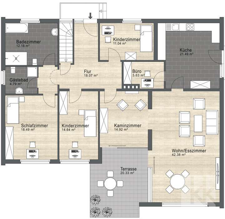 Grundriss Erdgeschoss