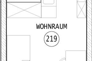 Möbliertes Studio mit Balkon – Willy-Brandt-Allee 14, 81829 Messestadt Riem, München – Vorschaubild 6