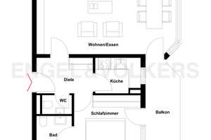 Pforzheim zu Füssen! 2-Zimmer-Wohnung im EG, mit Panoramablick und TG Parkplatz! – Die vollständige Adresse der Immobilie erhältst du vom Anbieter., 75179 Nordstadt, Pforzheim – Vorschaubild 6