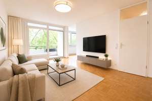 Charmante und moderne 2 Zi-Wohnung mit Loggia! EBK! Barrierefrei! Aufzug! Rheinnähe!