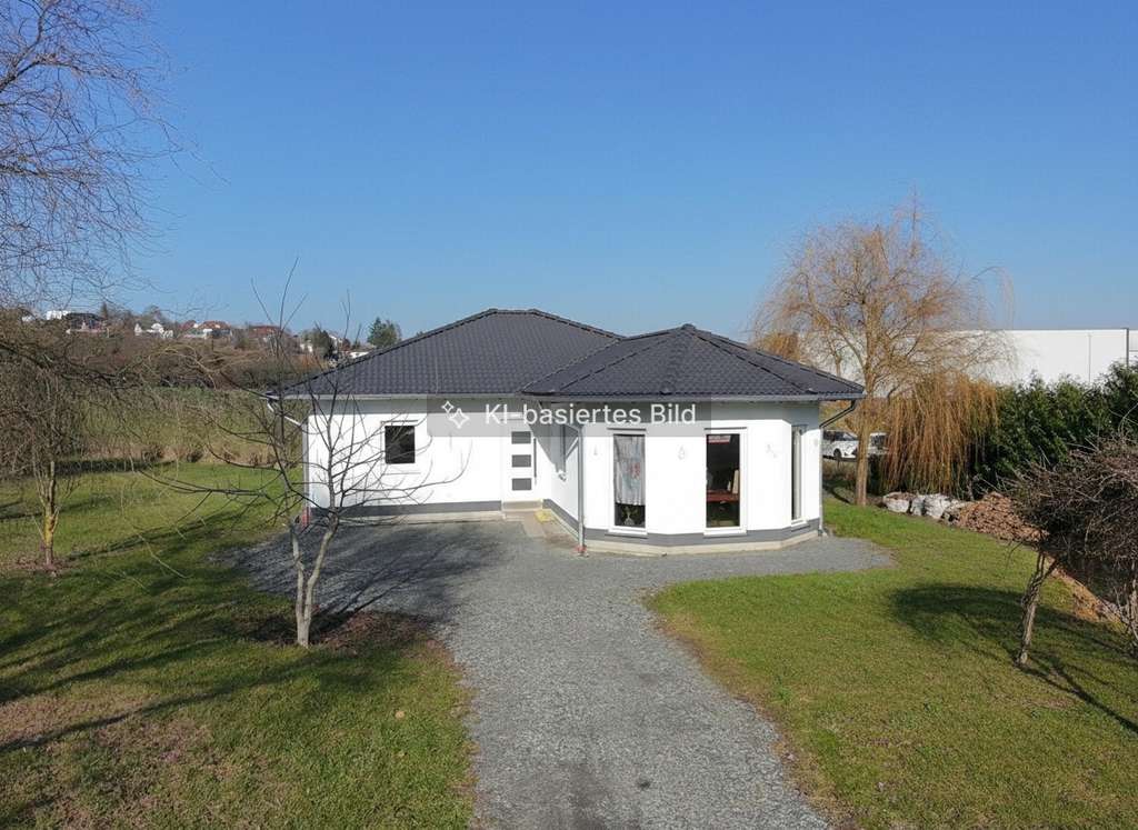 Immobilie in Weimar (Lahn) - Neuwertiger Bungalow mit Gartenfreiraum & moderner Wohnatmosphäre! - Bild 1