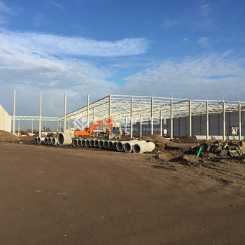 Projektierter Neubau einer Lager- und Logistikhalle an der A8