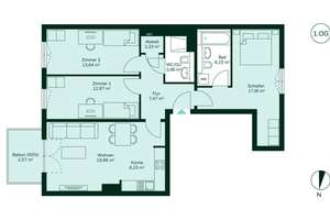 Familienfreundliche Eigentumswohnung mit Balkon und extra Abstellraum – Lichtenrader Damm 237, 12305 Lichtenrade, Berlin – Vorschaubild 9