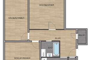 Kernsanierte 3-Zimmer Wohnung im Grünen – Bruno-Walter-Ring 18, 81927 Englschalking, München – Vorschaubild 8