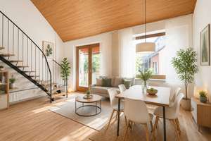 Über den Dächern von Düsseltal – Maisonette-Wohnung mit Blick ins Grüne