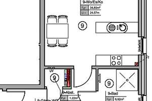 Erstbezug im Dachgeschoss - 3-Zimmerwohnung mit Loggia zu vermieten – Die vollständige Adresse der Immobilie erhältst du vom Anbieter., 47638 Straelen – Vorschaubild 2