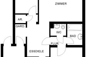 3-Zimmer Wohnung in Höntrop mit WBS – Schlehenweg 10, 44869 Höntrop, Bochum – Vorschaubild 3