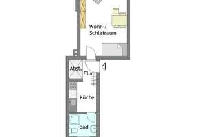 1-Zimmer-Wohnung in Mülheim-Heißen mit Wohnberechtigungsschein – Wegenerstr. 13, 45472 Heißen, Mülheim an der Ruhr – Vorschaubild 2