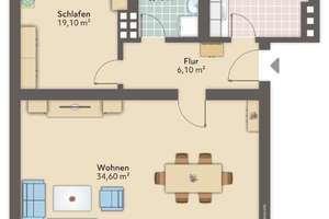 Großzügige 2-Zimmer-Wohnung mit Badewanne in Bremerhaven-Lehe – Potsdamer Straße 59, 27568 Lehe, Bremerhaven – Vorschaubild 7