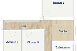 Helle, ruhige 4 Zimmer Eigentumswohnung mit tollem Ausblick vom Süd Balkon – Machnower Str. 64, 14165 Zehlendorf, Berlin – Vorschaubild 11