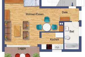 Gemütliche Erdgeschoss Singlewohnung sucht neuen Mieter – Stamitzstraße 15, 68723 Schwetzingen – Vorschaubild 8