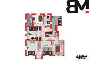 4,5-Zimmer-Altbauwohnung mit Balkon und Gestaltungspotenzial in Augsburg – Die vollständige Adresse der Immobilie erhältst du vom Anbieter., 86152 Stadtjägerviertel, Augsburg – Vorschaubild 14