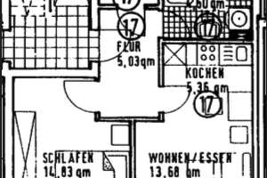 Gepflegte 2-Zimmer-Wohnung in Aachen-Brand