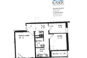 2,5 Zimmer WG  Nr. 80 im 13 OG mit Berg-Blick – Listseeweg 7, 81379 Obersendling, München – Vorschaubild 9