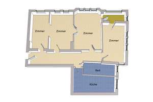 IMMOBERLIN.DE - Top-Lage! Helle 4-Zimmer-Wohnung nahe Schloßstraße – Die vollständige Adresse der Immobilie erhältst du vom Anbieter., 12163 Steglitz, Berlin – Vorschaubild 6