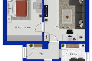 Schöne 2-Zimmer-Wohnung in Innenstadtlage – Die vollständige Adresse der Immobilie erhältst du vom Anbieter., 89073 Mitte, Ulm – Vorschaubild 14