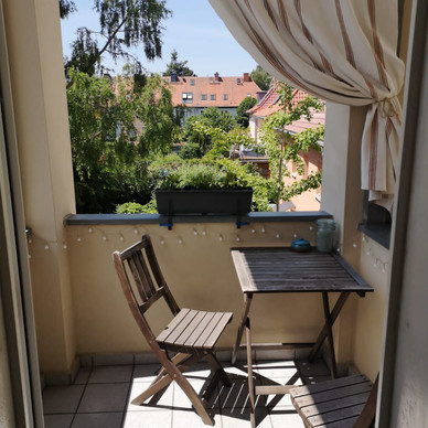 2 Raum Wohnung Weimar Balkon
