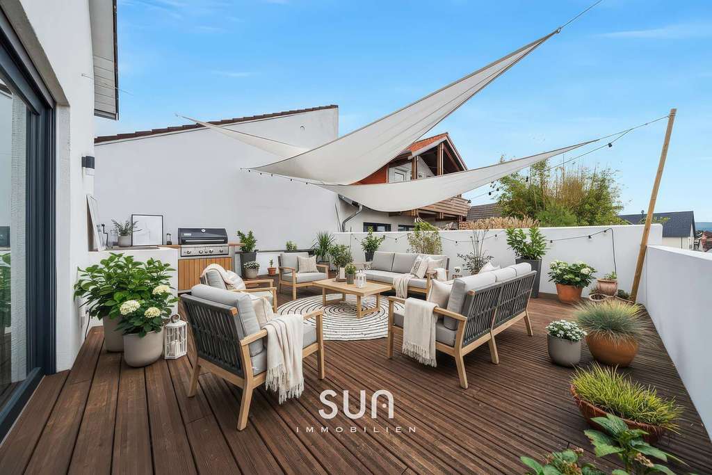 Immobilie in Kahl am Main - LUXURIÖS UND NACHHALTIG – Penthouse-Maisonette mit Effizienzklasse A - Bild 3