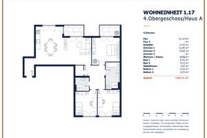 121 m² Wohnkomfort in Zentrum-Süd: Stilvolle 4-Zimmer-Wohnung mit zwei Balkonen & optionaler EBK – Dufourstraße  1, 4107 Zentrum-Süd, Leipzig – Vorschaubild 14