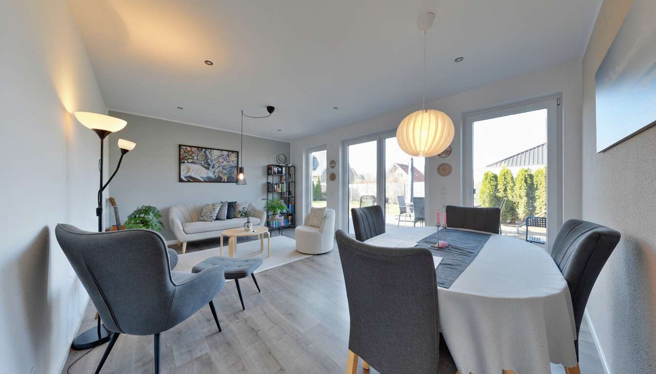 Immobilie in Dötlingen - Neuwertiges Ein-/ Zweifamilienhaus in energetischer Bauweise in Dötlingen Brettorf - Bild 2