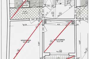 PRAKTISCH, HELL + KOMFORTABEL: Gepflegte 2-Zi.-Wohnung mit Loggia und Aufzug – Die vollständige Adresse der Immobilie erhältst du vom Anbieter., 22047 Wandsbek (Ortsteil), Hamburg – Vorschaubild 5