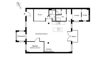 Am Arkonaplatz: Loft mit herausragender Ausstattung, West-Balkon, Wintergarten, Fahrstuhl, Kamin, We – Anklamer Straße 32, 10115 Mitte (Ortsteil), Berlin – Vorschaubild 4