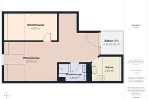 Lichtdurchflutete 2-Zimmerwohnung mit Loggia im begehrten Gohlis-Süd! – Die vollständige Adresse der Immobilie erhältst du vom Anbieter., 4155 Gohlis-Süd, Leipzig – Vorschaubild 18